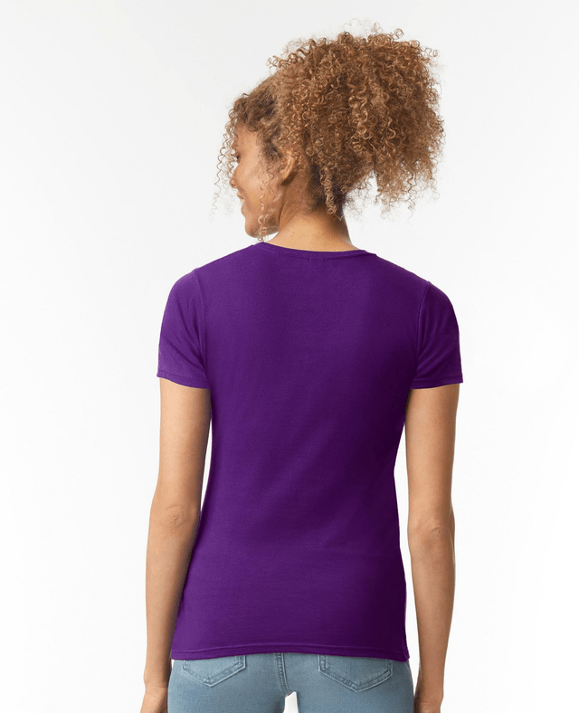 Belgarum Womens Softstyle Ringspun T-Shirt - Purple