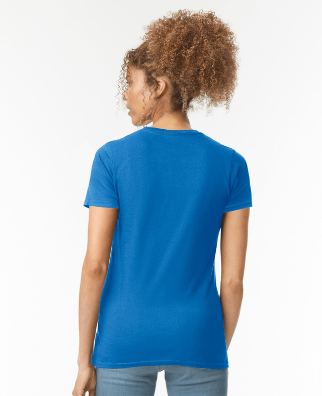 Belgarum Womens Softstyle Ringspun T-Shirt - Royal Blue