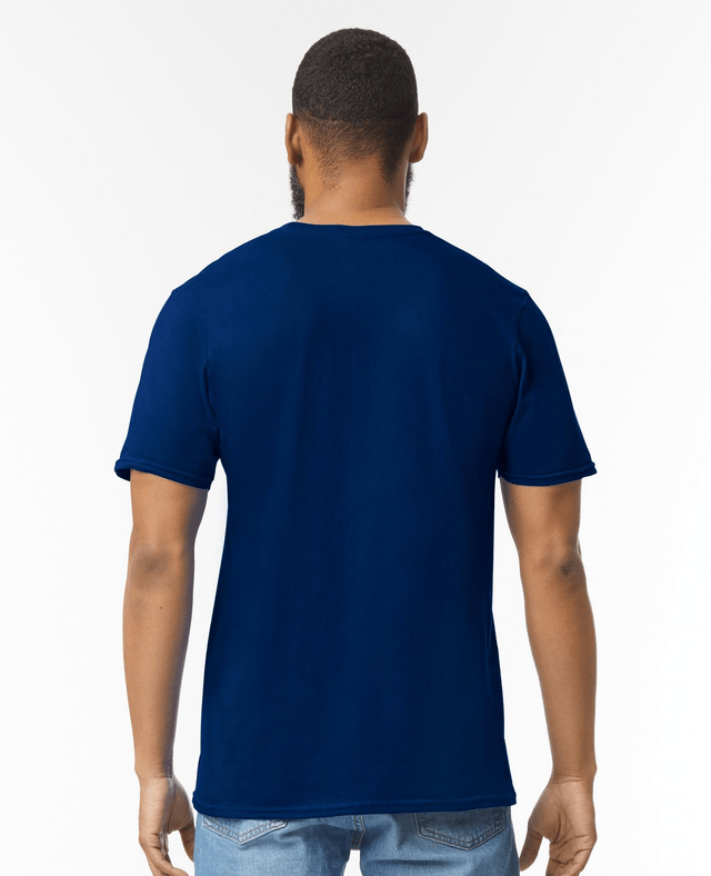 Belgarum Mens Softstyle Ringspun T-Shirt - Navy