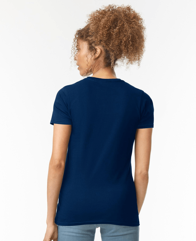 Belgarum Womens Softstyle Ringspun T-Shirt - Navy