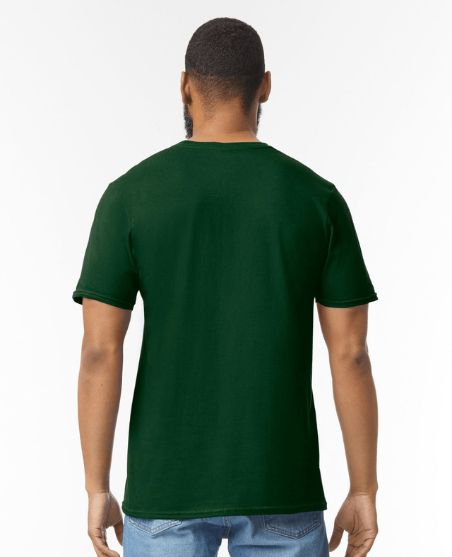 Belgarum Mens Softstyle Ringspun T-Shirt - Forest Green