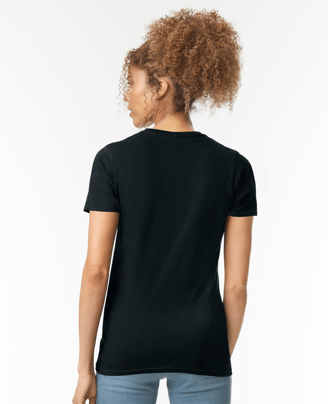 Belgarum Womens Softstyle Ringspun T-Shirt - Black