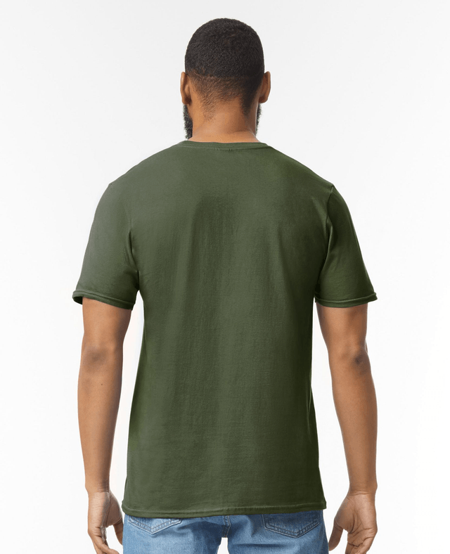 Belgarum Mens Softstyle Ringspun T-Shirt - Military Green