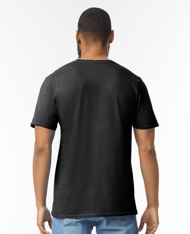Belgarum Mens Softstyle Ringspun T-Shirt - Black