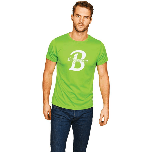 Belgarum Casual Tech T-Shirt, Lime