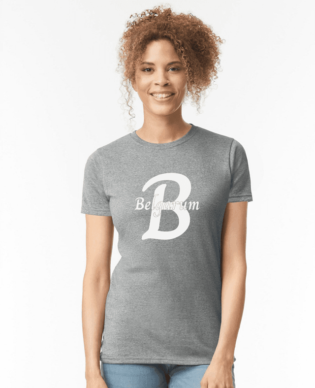Belgarum Womens Softstyle Ringspun T-Shirt - Sport Grey